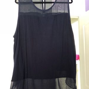 LAST CHANCE INC Hi-Lo Mesh Inset Tank